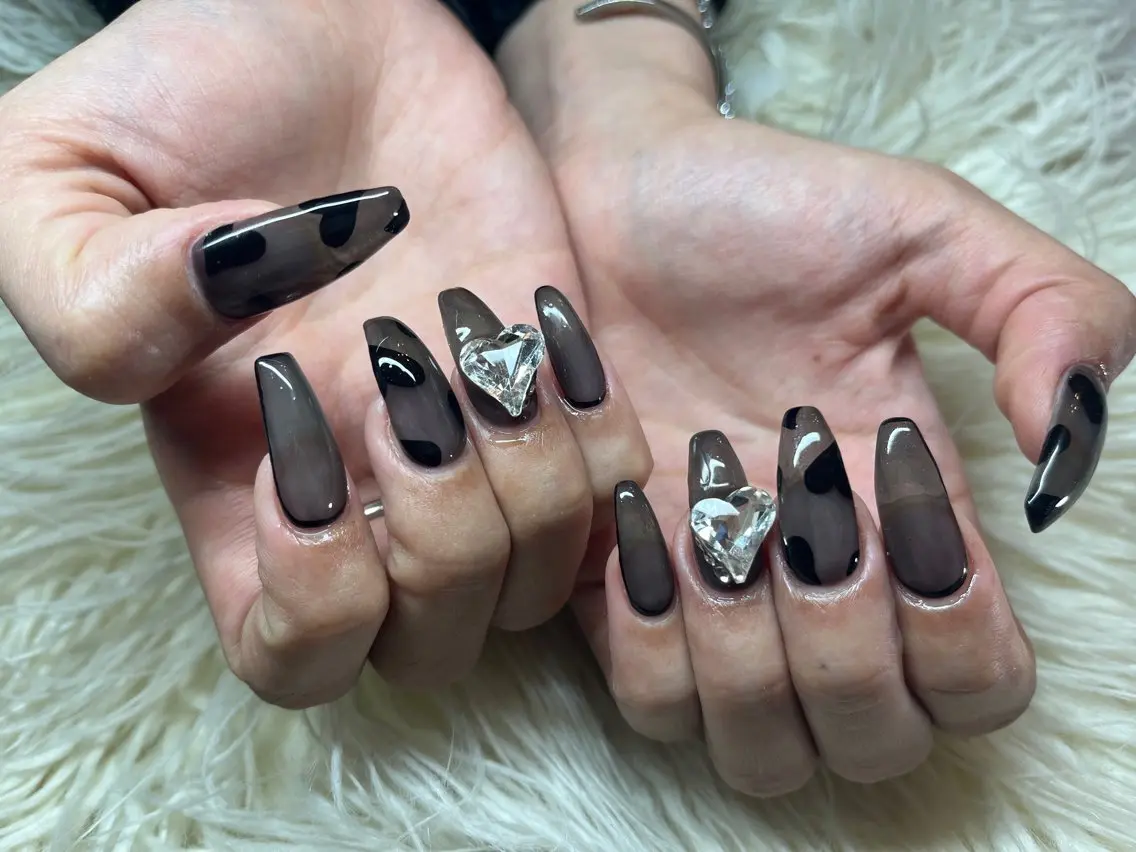 ネイル ハート ハンドネイル フットネイル Nail salon LuaRのネイルデザイン