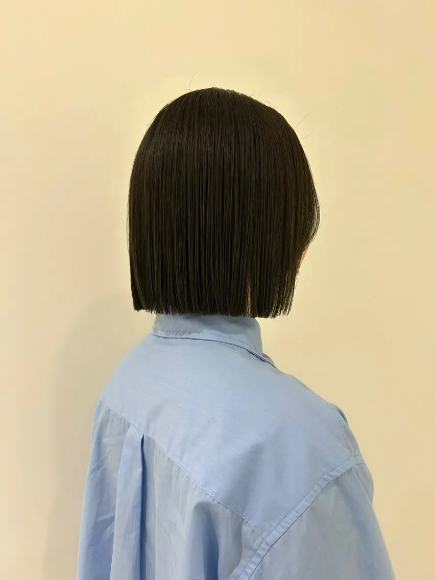 ショート カラー カット ヘアカラー 👔ボブ﹨髪質改善 ストレート🩳ももかのヘアスタイル
