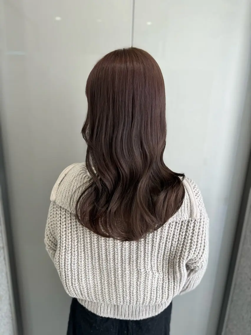 カラー 🤍ブリーチなし ブラウンhimi🤍のヘアスタイル