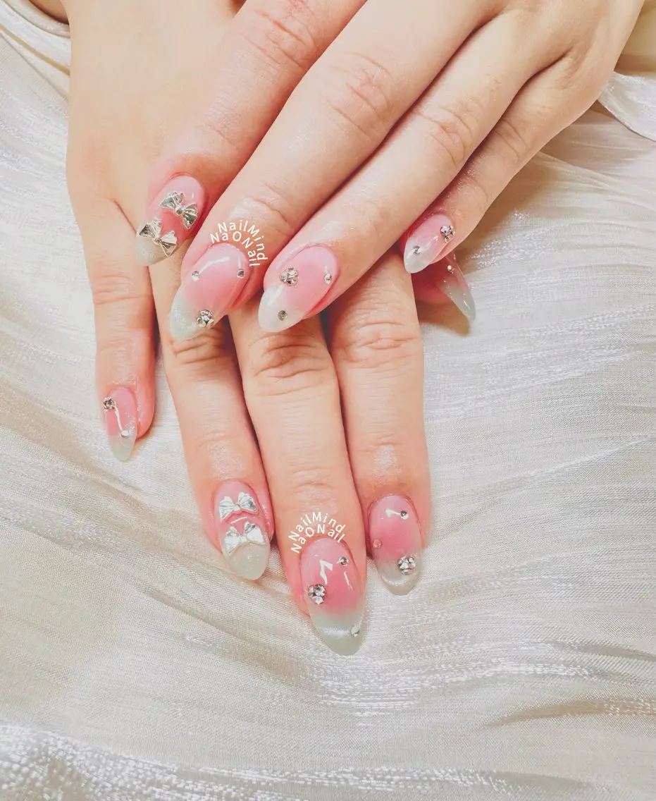 ネイル チークネイル フレンチネイル マグネットネイル マグネットフレンチ NailMind Tokyoのネイルデザイン