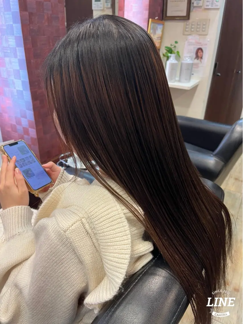 ロング パーマ 織田 英之のヘアスタイル