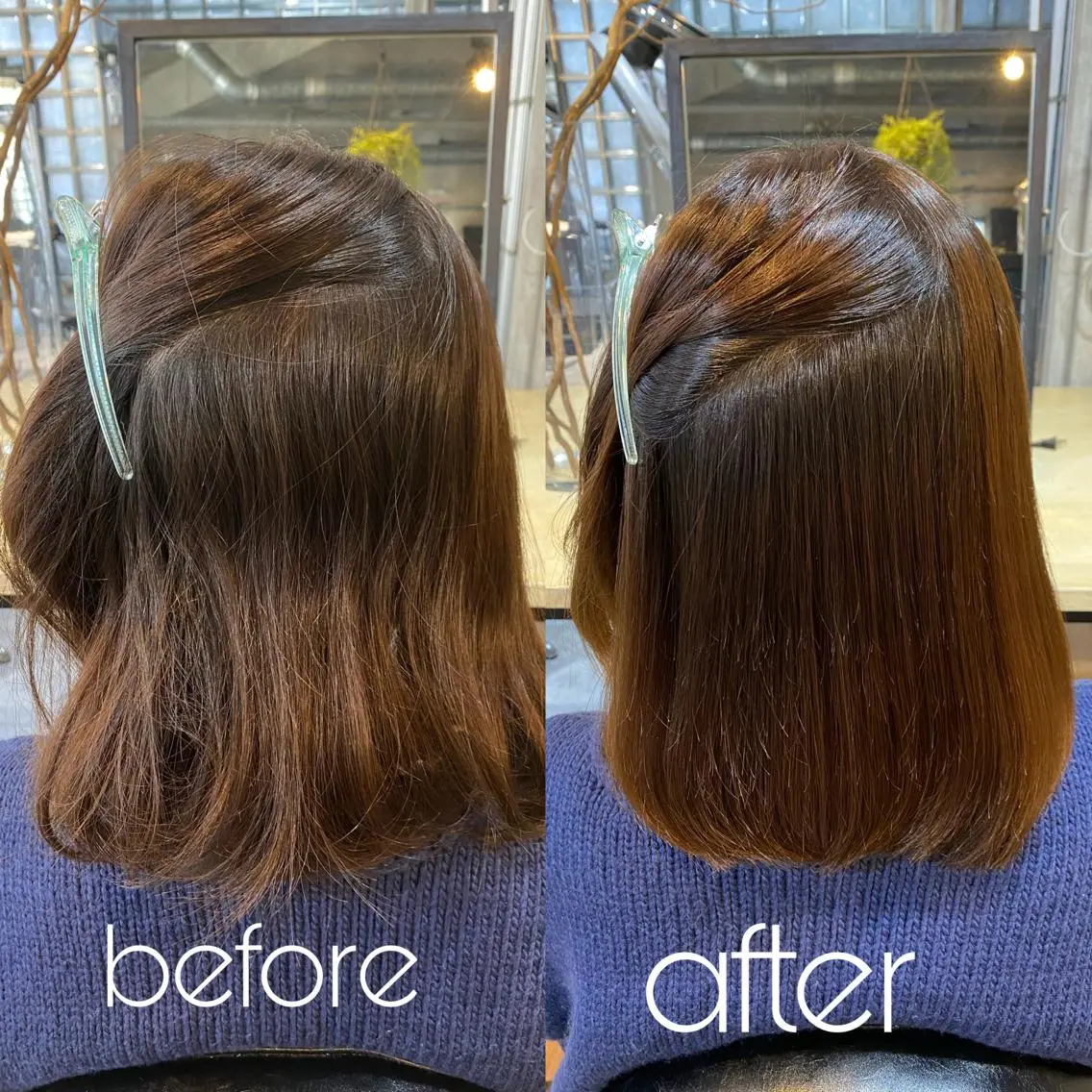 ミディアム トリートメント 大橋 美咲のヘアスタイル