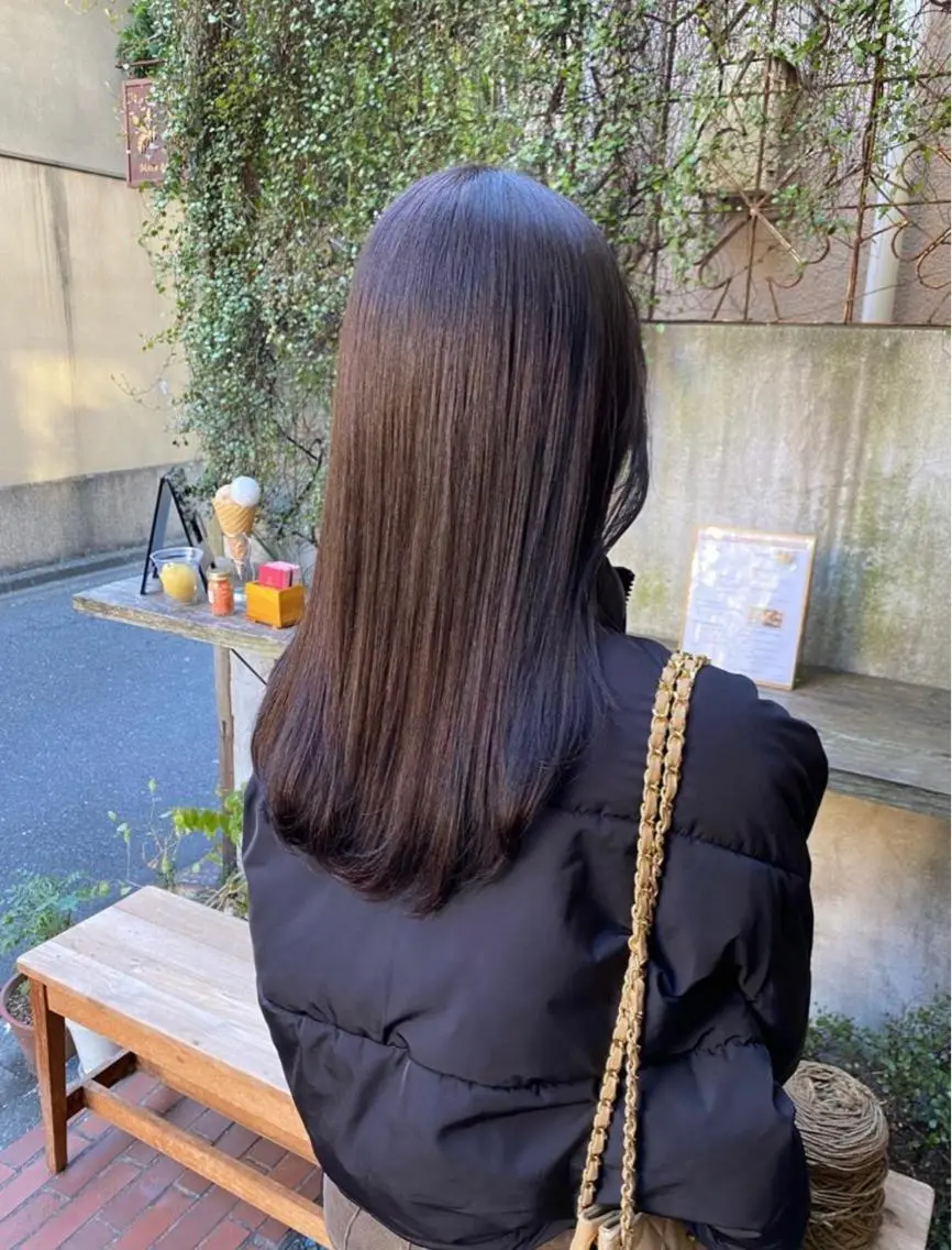 🌸  就活生応援U24限定  🌸【透明感暗髪カラー＋好印象カット】の写真