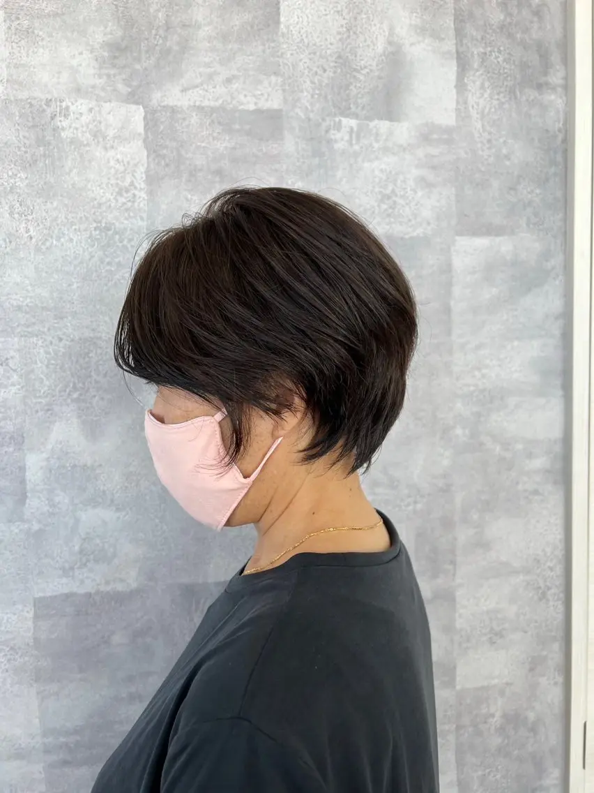 ショート 横田 拓実のヘアスタイル