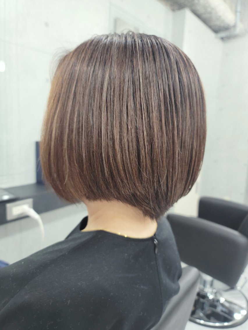 ショート カラー ハイライトカラー ボブ ハイライト ❇️安達 優心❇️ レイヤー/艶髪特化のヘアスタイル