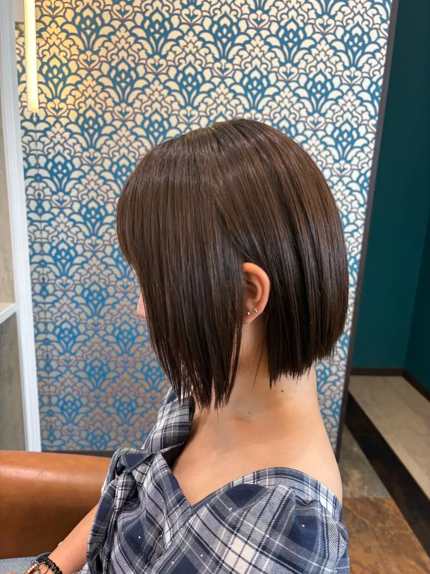 ショート エクステ 髪質改善 韓国風ヘア カット ヘアカラー 清水/ 韓国風レイヤーカットのヘアスタイル