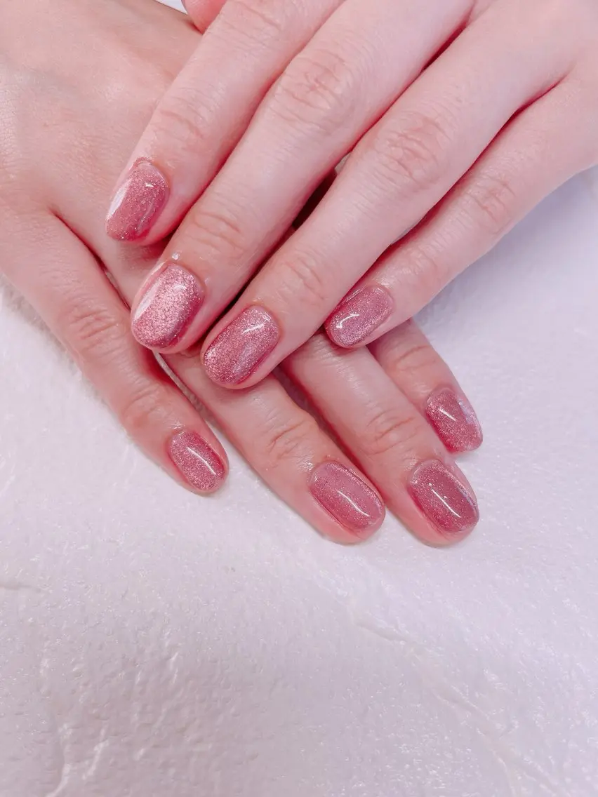 ネイル フラッシュネイル フラッシュマグ マグネットネイル ハンドネイル happiness nailのネイルデザイン