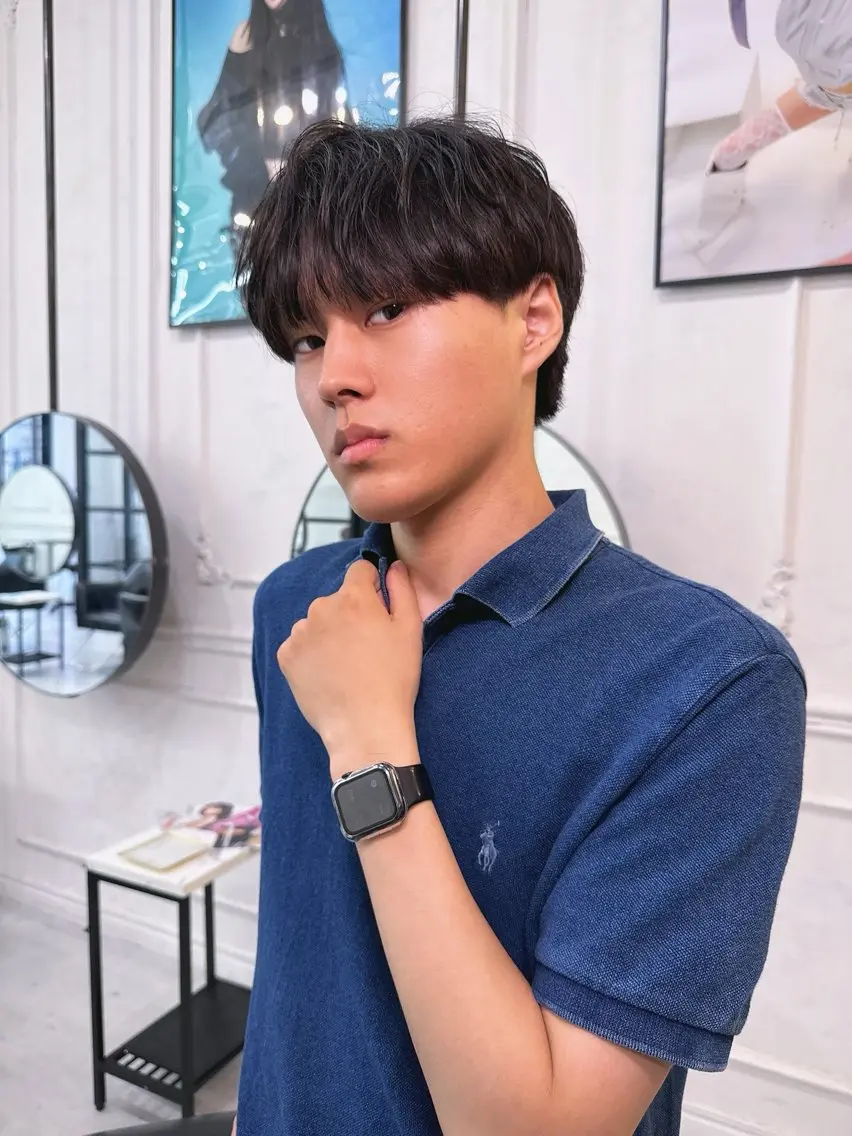 似合わせカット+再現パーマの写真