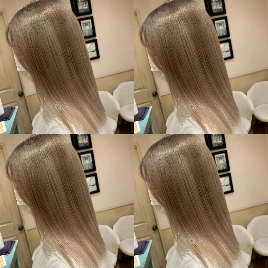 ミディアム カラー ベージュカラー ミルクティーベージュ レイヤー×艶髪特化 マネージャー安藤光司のヘアスタイル