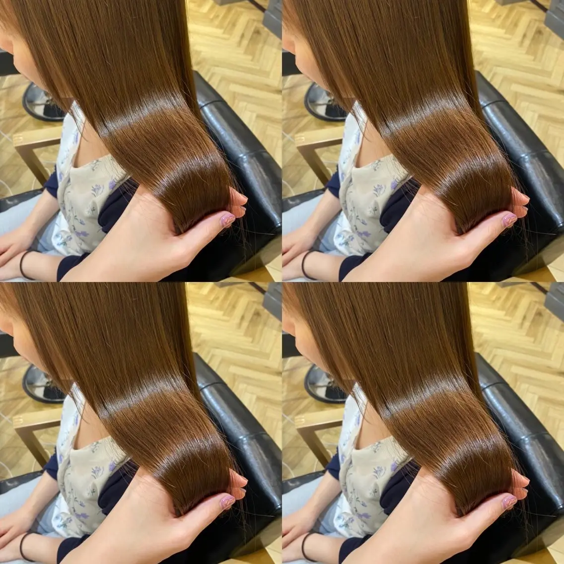 ロング カラー グレージュ 髪質改善 ヘアカラー トリートメント 店長✨髪質改善✖️ 透明感カラー／純大のヘアスタイル