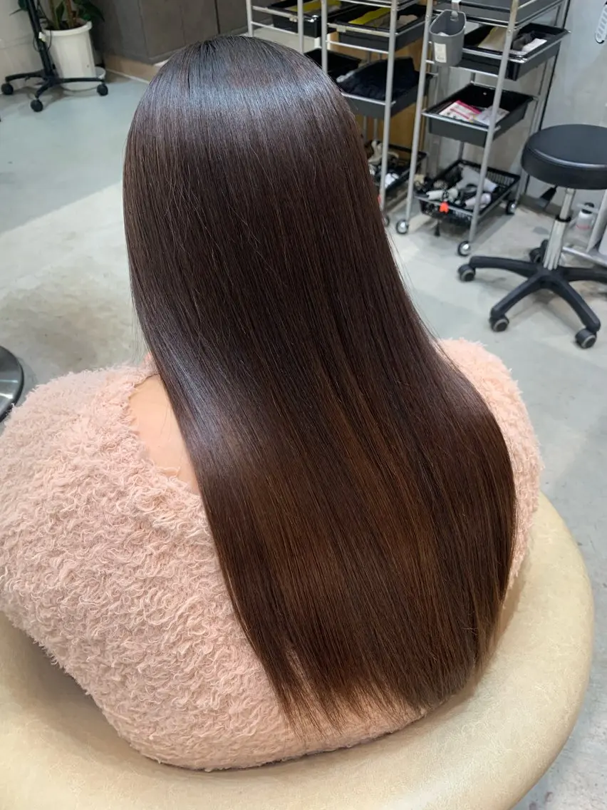 ロング 縮毛矯正 Lond💙 SAYAKA🌺のヘアスタイル