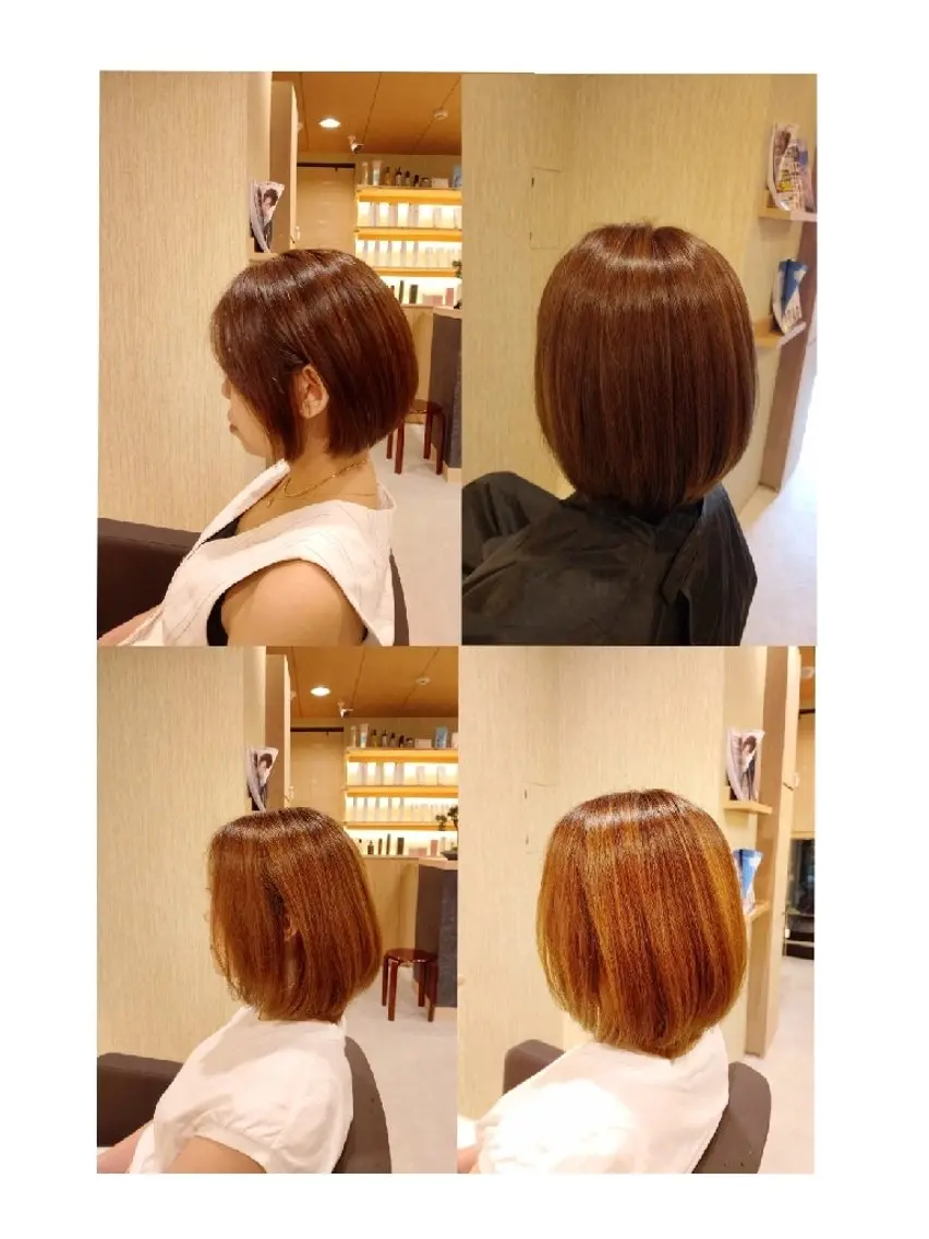 ミディアム カラー カット ヘアカラー トリートメント ヘッドスパ 【渋谷|畑中】 美女が沼るヘッドスパのヘアスタイル