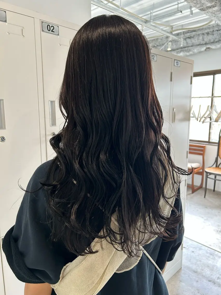 ロング カラー ヘアアレンジ ヘアカラー 🎀suzuna 透明感colorのヘアスタイル