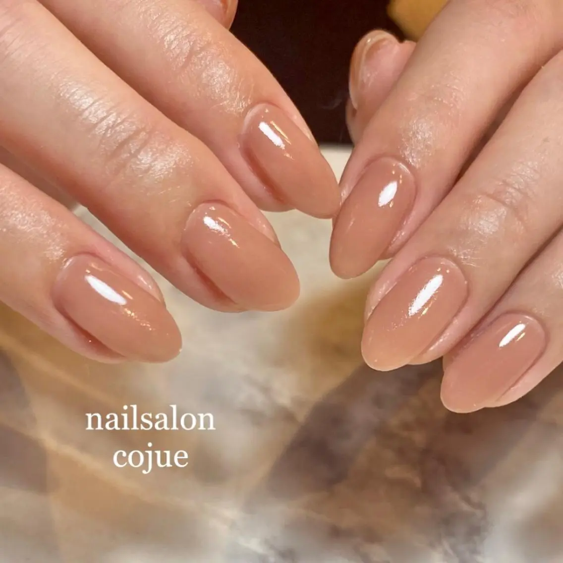 ネイル ワンカラーネイル ハンドネイル nailsalon cojue ERIのネイルデザイン