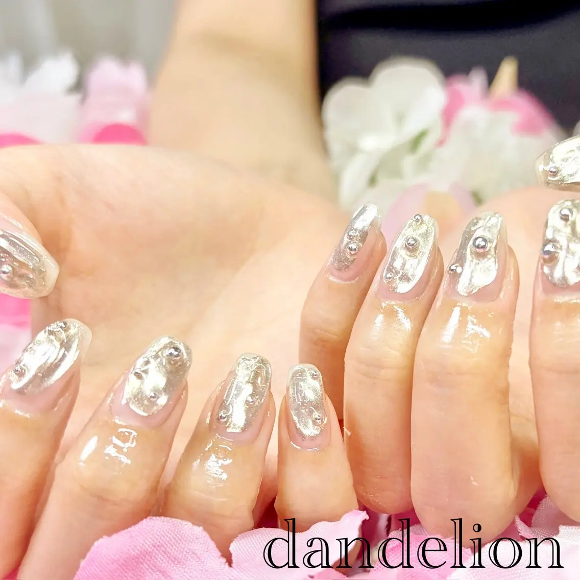 ネイル ハンドネイル ハンドケア dandelion ダンデライオンのネイルデザイン