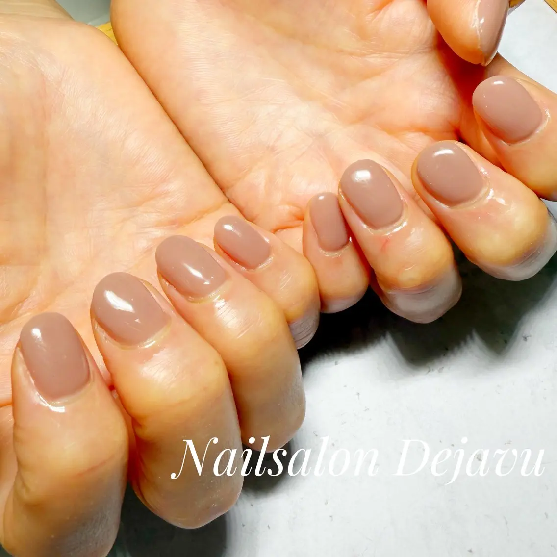 ネイル ワンカラーネイル ハンドネイル Nailsalon Dejavuのネイルデザイン