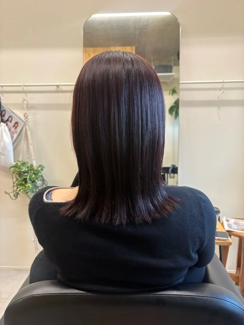 ミディアム カラー カット ヘアカラー natsuki /HUIのヘアスタイル