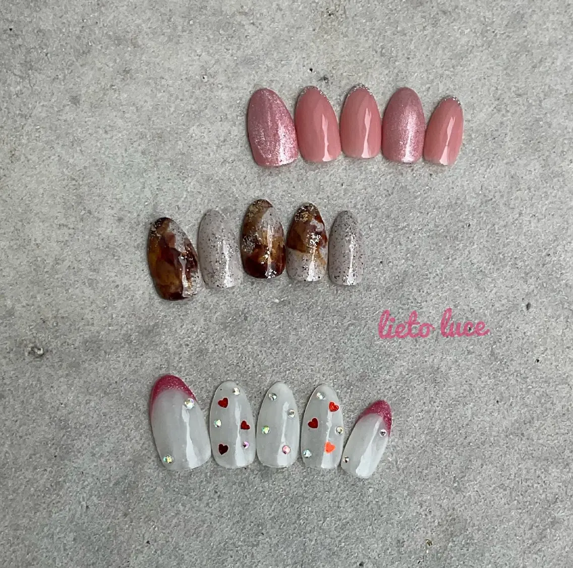 ネイル ニュアンスネイル ハンドネイル lieto luce Yukaのネイルデザイン