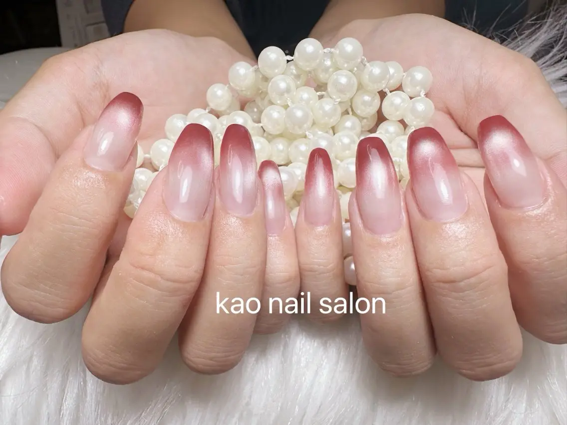 ネイル kao nail マグネット/長さだしのネイルデザイン