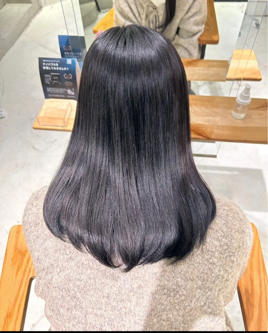 カット+ワンカールパーマ+ダメージ除去トリートメントの写真