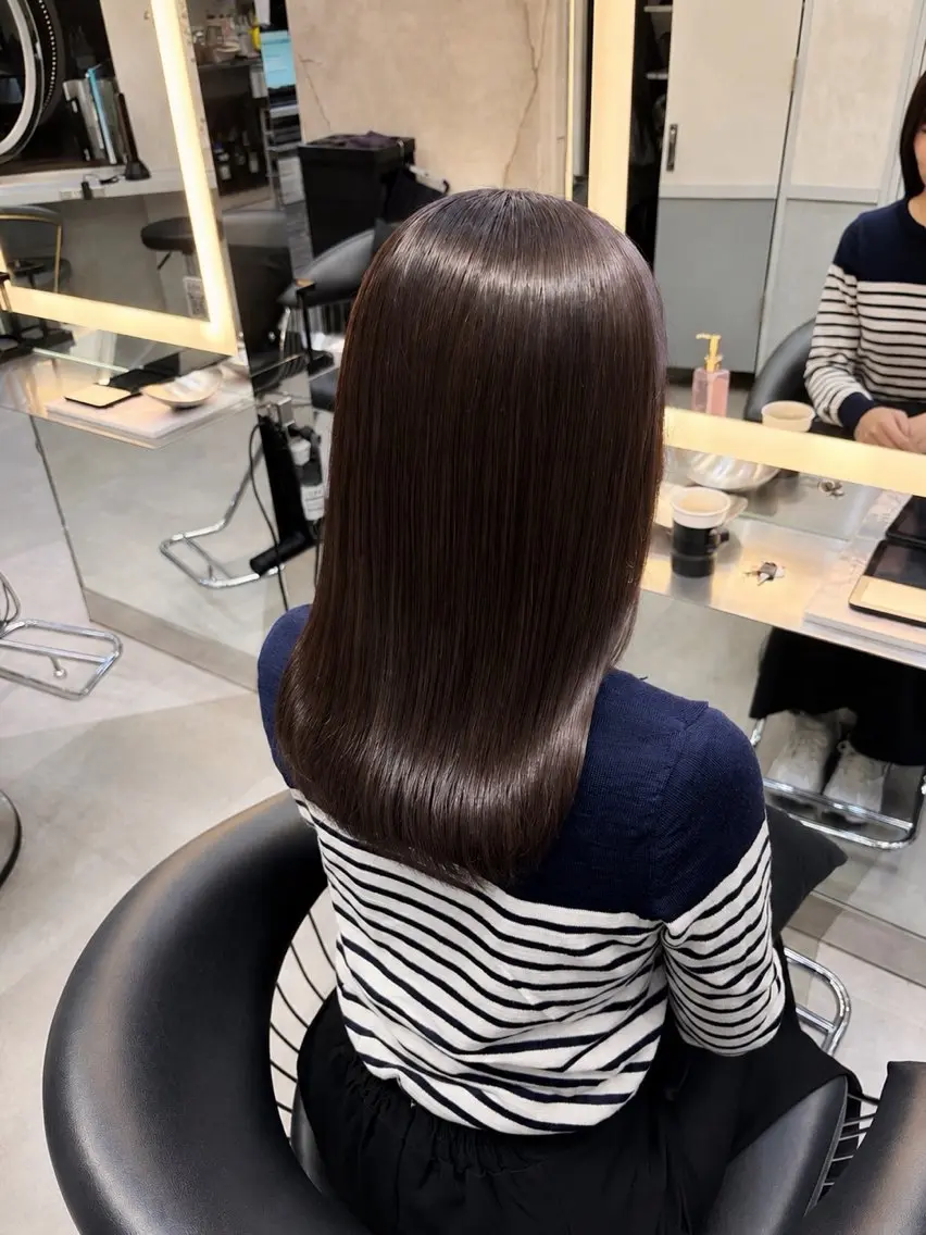ミディアム カラー ヘアカラー トリートメント 池袋/透明感カラー♡ KARENのヘアスタイル