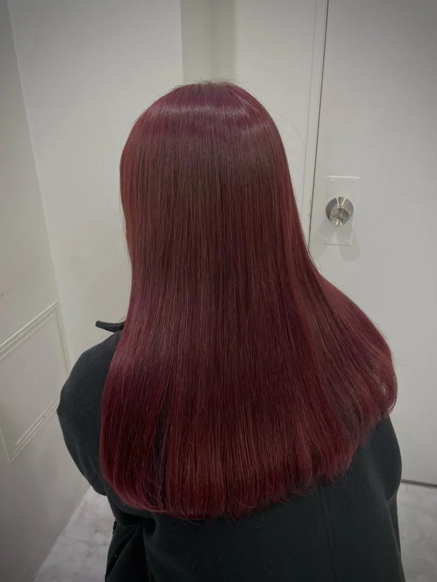 ロング カラー ヘアアレンジ ヘアカラー ヘッドスパ ヘアセット 🩶渋谷の赤髪 トップ/らいる🩶のヘアスタイル