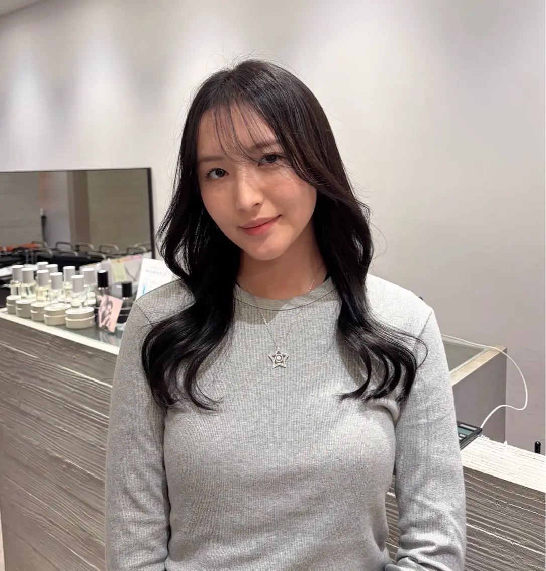 就活生必見‼️暗め透明感カラー🫧の写真