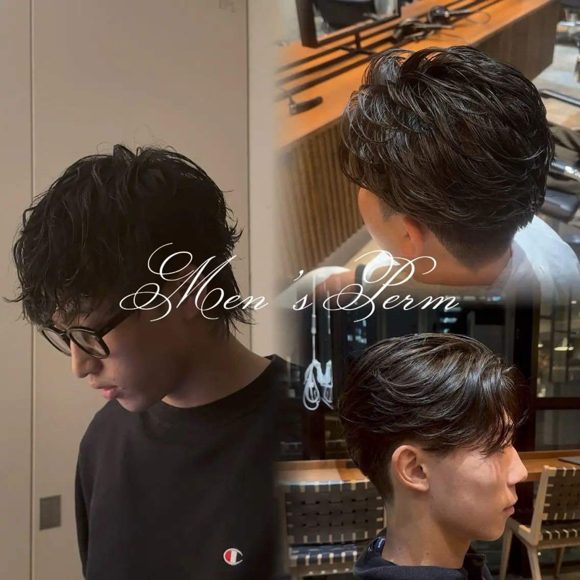 ショート パーマ メンズ フェードカット カルマパーマ メンズパーマ ニュアンスパーマ スパイラルパーマ カット パーマ トリートメント メンズ特化/フェード /パーマ/渋谷/千尋のヘアスタイル