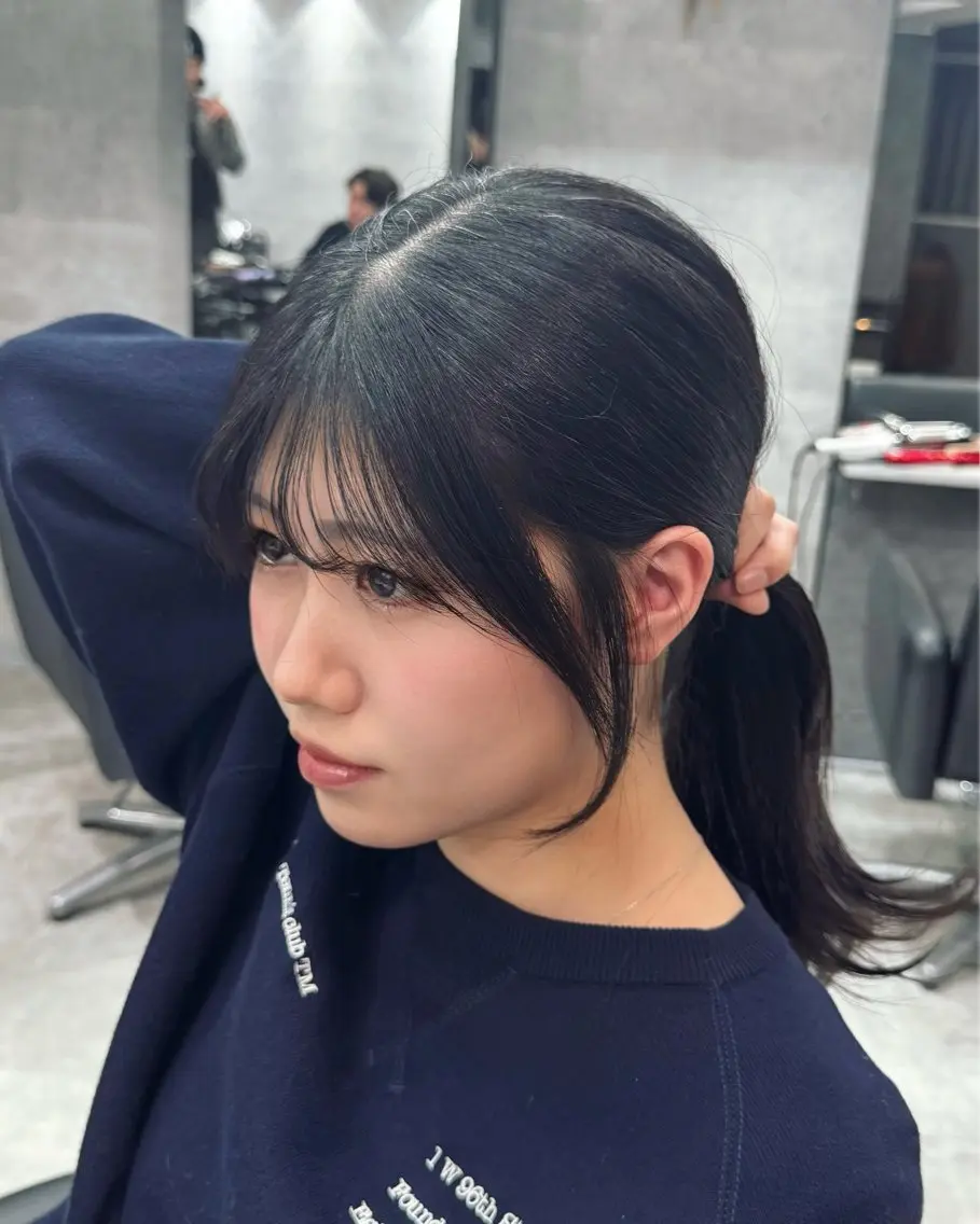 ミディアム カラー カット ヘアカラー トリートメント 新宿/顔周りカット/ レイヤー/がっきーのヘアスタイル