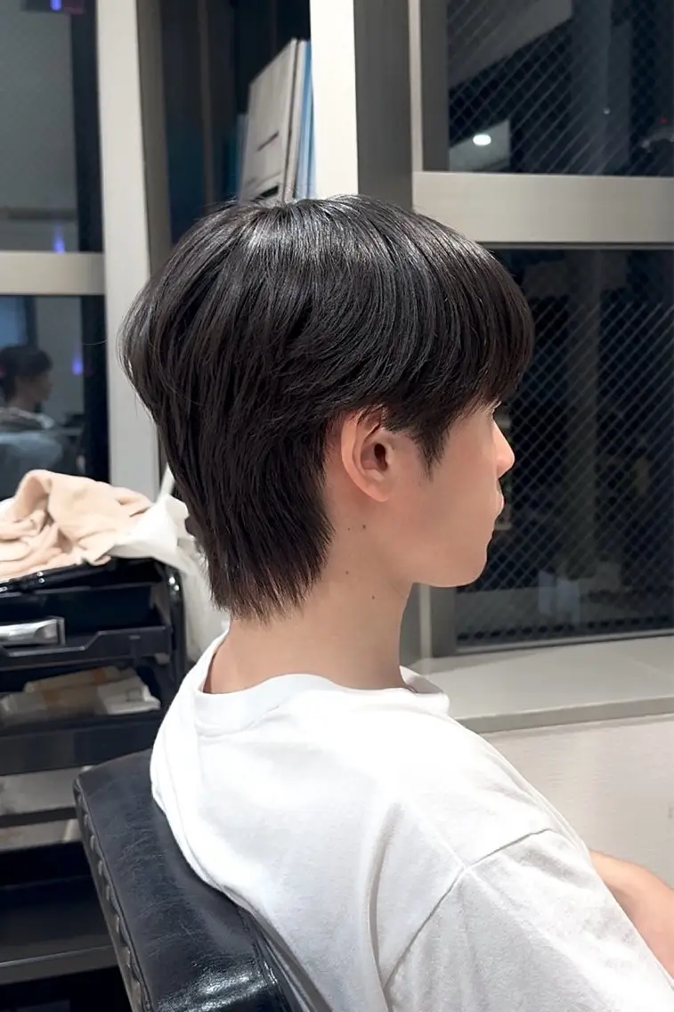 ショート カラー パーマ ヘアアレンジ メンズ カット ヘアセット パク・ボミン小野リエ 韓国ハーフ🦊のその他イメージ