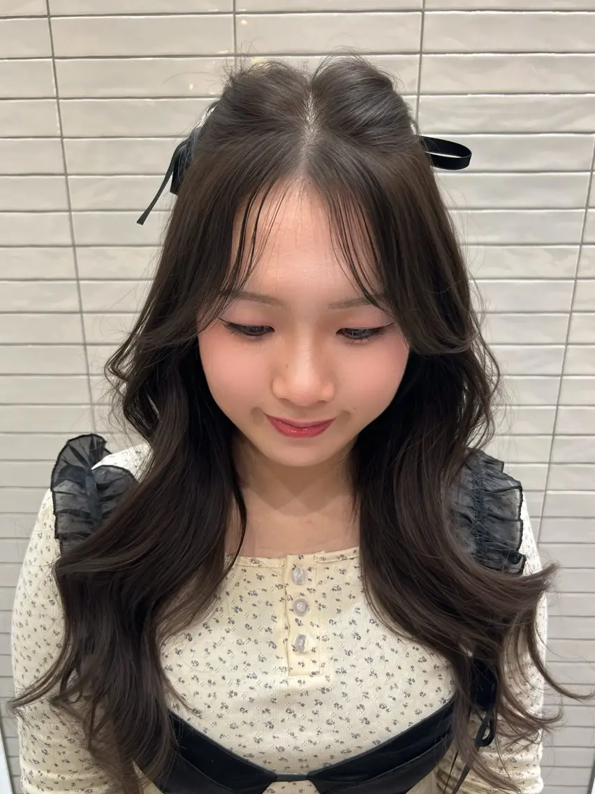 !✨2026年高校卒業する方限定✨!透明感カラー(ワンカラー)+トリートメント🎀の写真