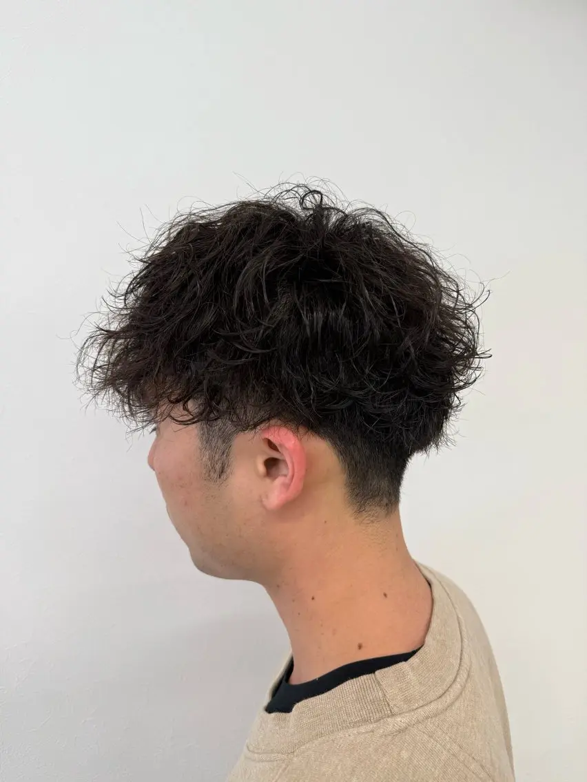 ミディアム ミディアムパーマ メンズ特化/メンズ 横浜/沼尾唯翔のヘアスタイル
