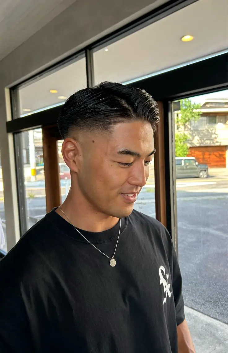 ショート メンズ ビジネス フェードカット カット 🇺🇸メンズ特化 KYOYA💈のヘアスタイル
