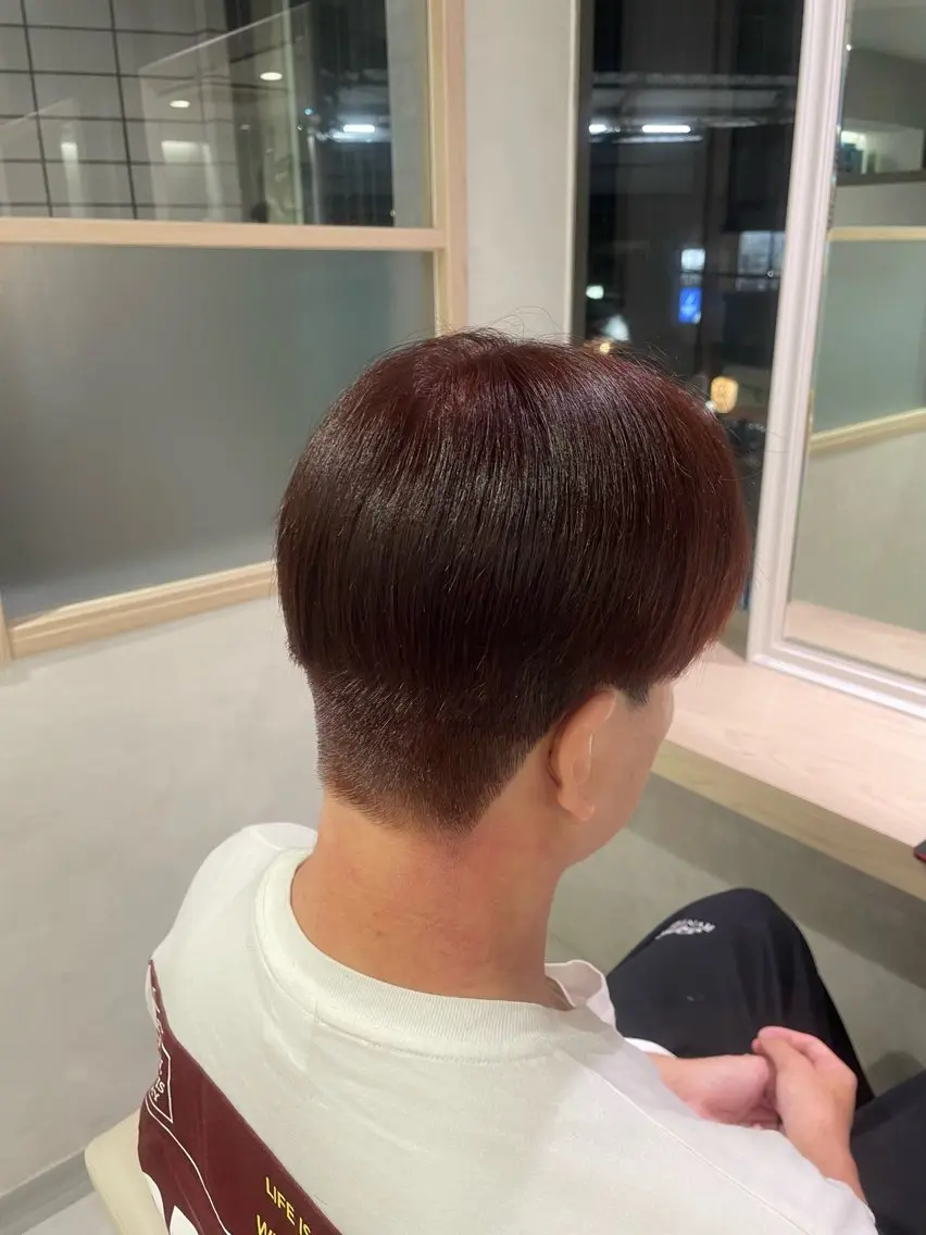 ショート メンズ 中島 杏のヘアスタイル