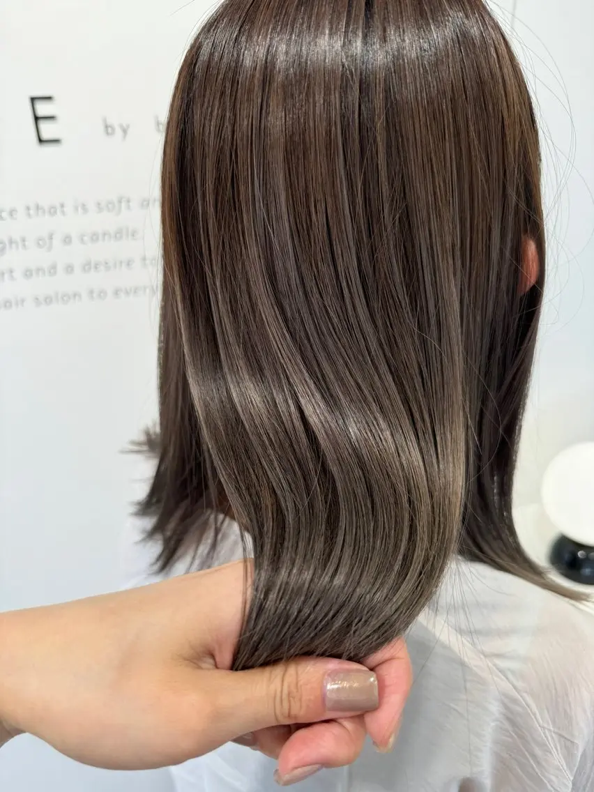 ミディアム 髪質改善 トリートメント CALME  by bougie ENAのヘアスタイル
