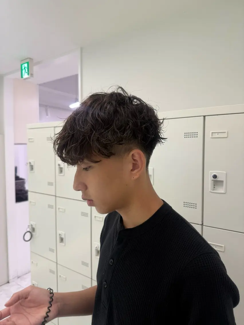 パーマ メンズ 🧸まろっとベージュ ヘア🧸🤎AYAのヘアスタイル