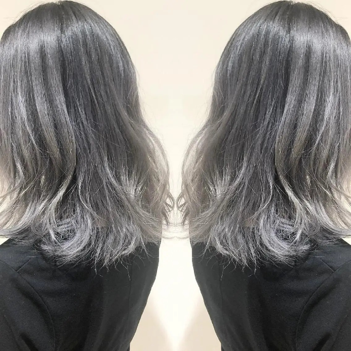セミロング カラー グラデーションカラー 竹内啓太 ボブのヘアスタイル