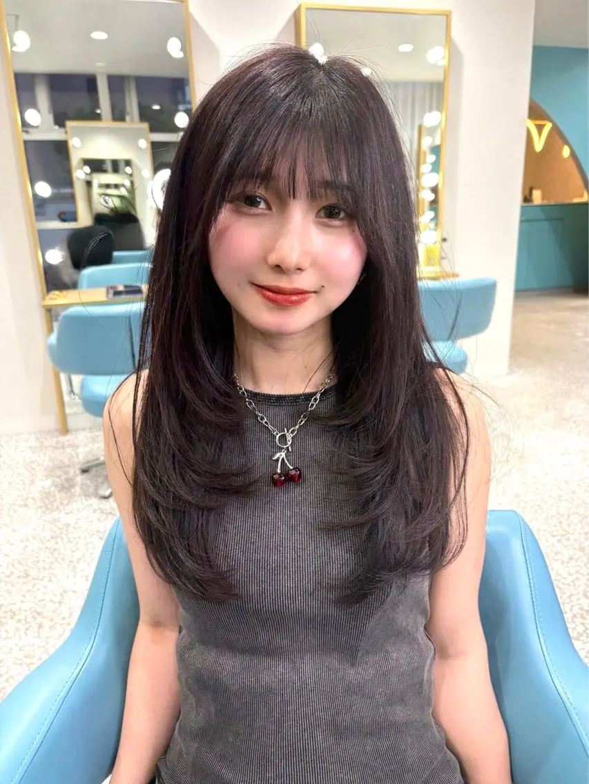 セミロング 上谷 圭輝のヘアスタイル