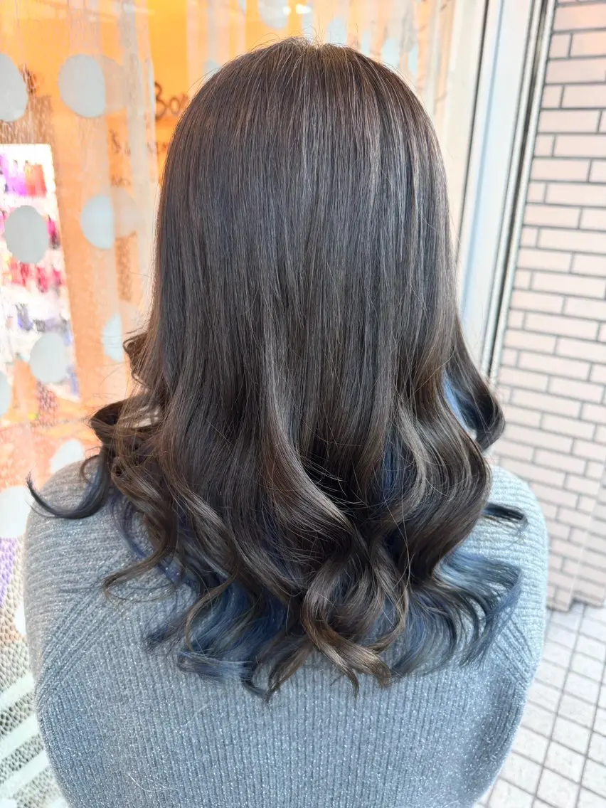ロング カット ヘアカラー 古澤 あかねのヘアスタイル