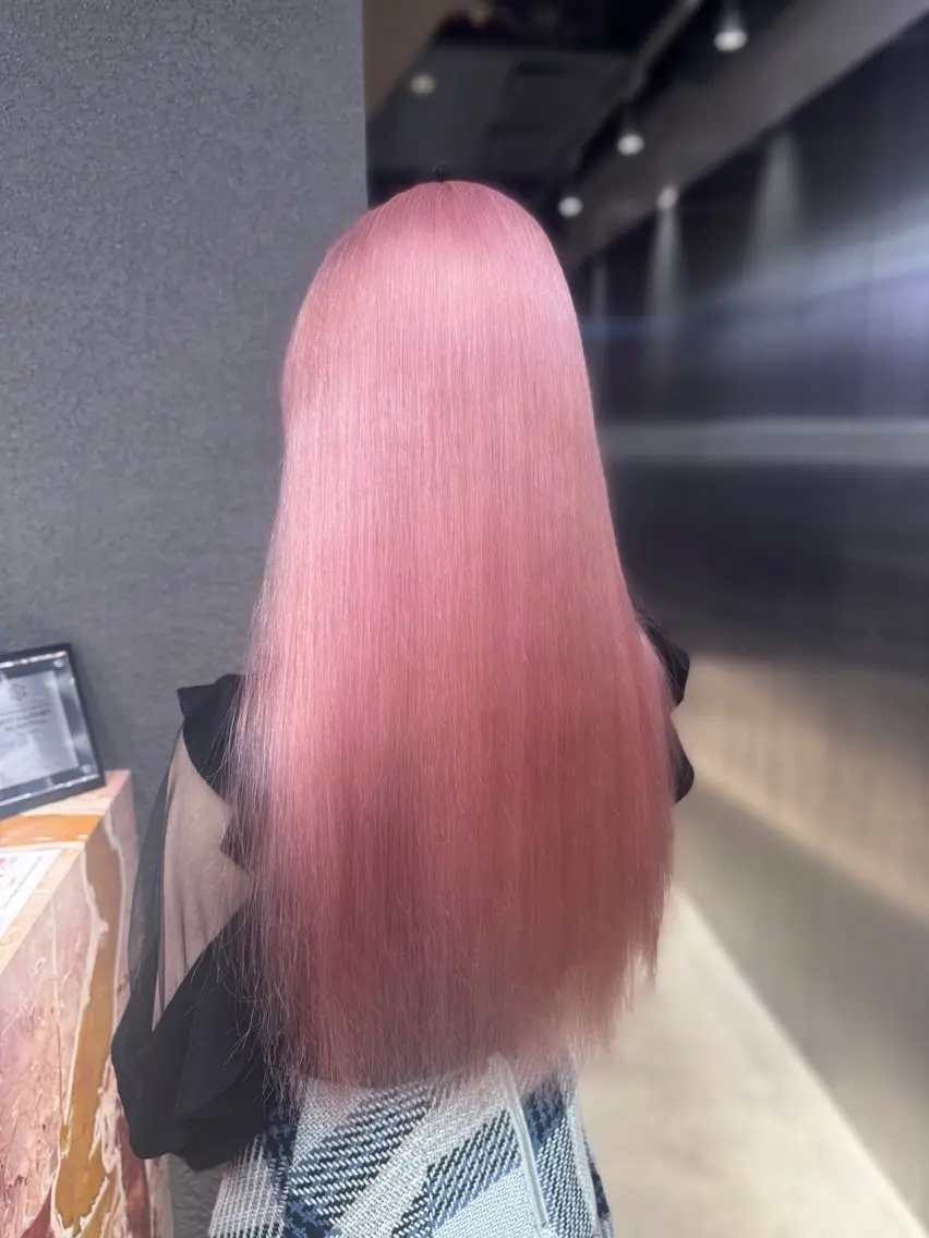ロング カラー ヘアカラー トリートメント ハイトーン/ ブリーチ/あいかのヘアスタイル