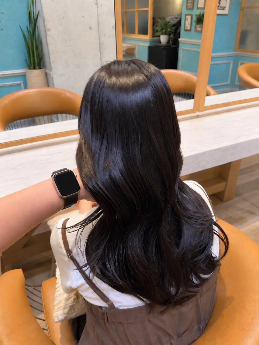 ロング カラー カット ヘアカラー トリートメント ヘッドスパ ♥️ダブルカラー /yuuki♥️のヘアスタイル