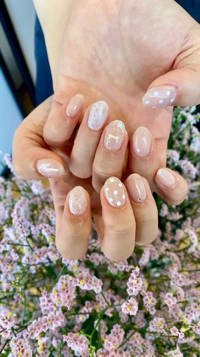 ネイル crystal ⭐︎ colorのネイルデザイン