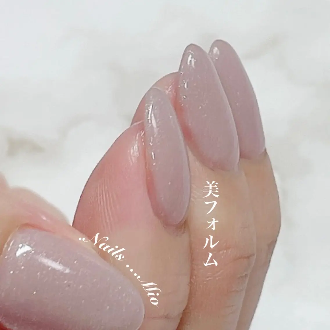 ネイル ジェルネイル ワンカラーネイル .Nails Mio 赤羽西ネイルサロンのネイルデザイン