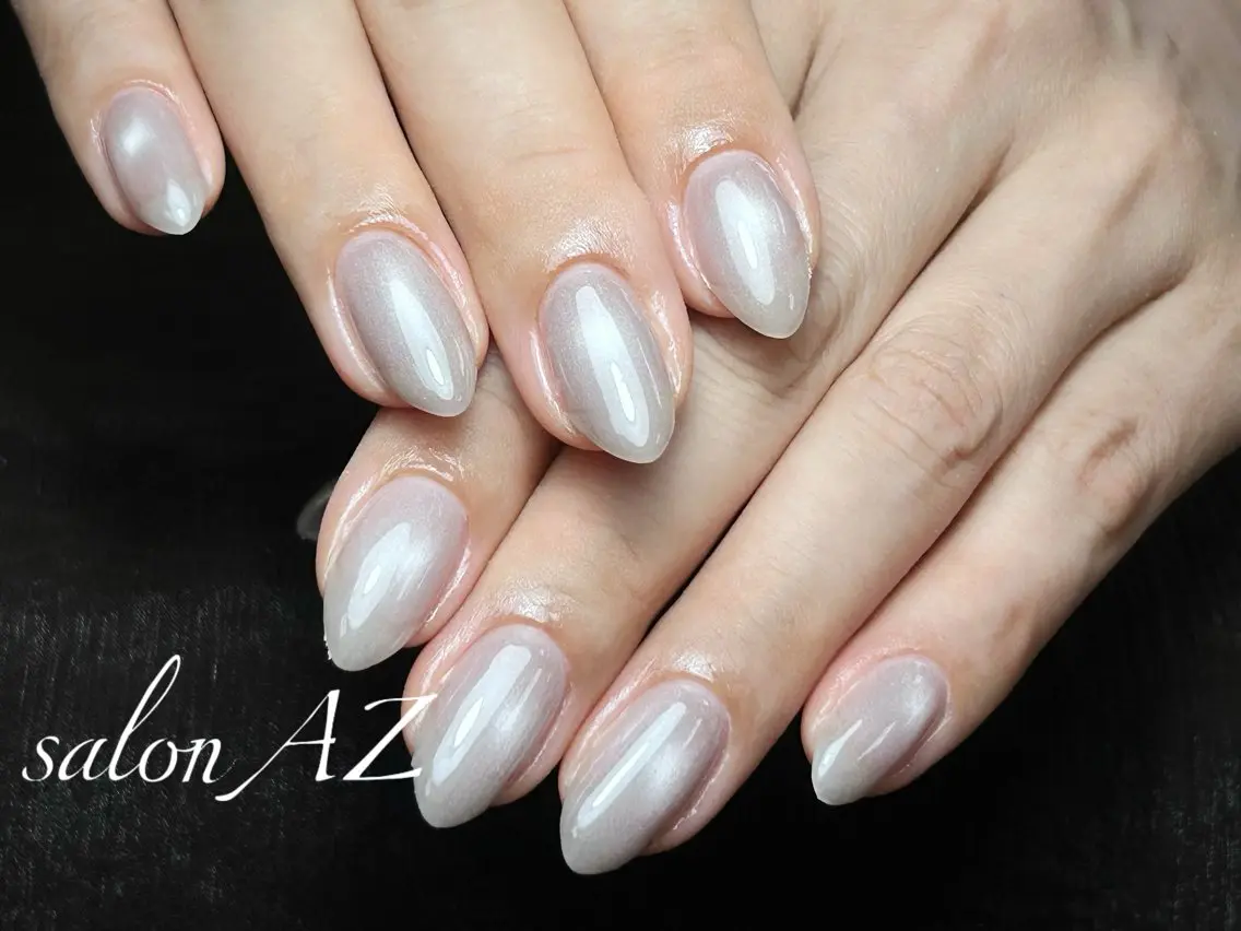 ネイル アートネイル フレンチネイル マグネットネイル ニュアンスネイル オフィスネイル ハンドネイル salon AZのネイルデザイン