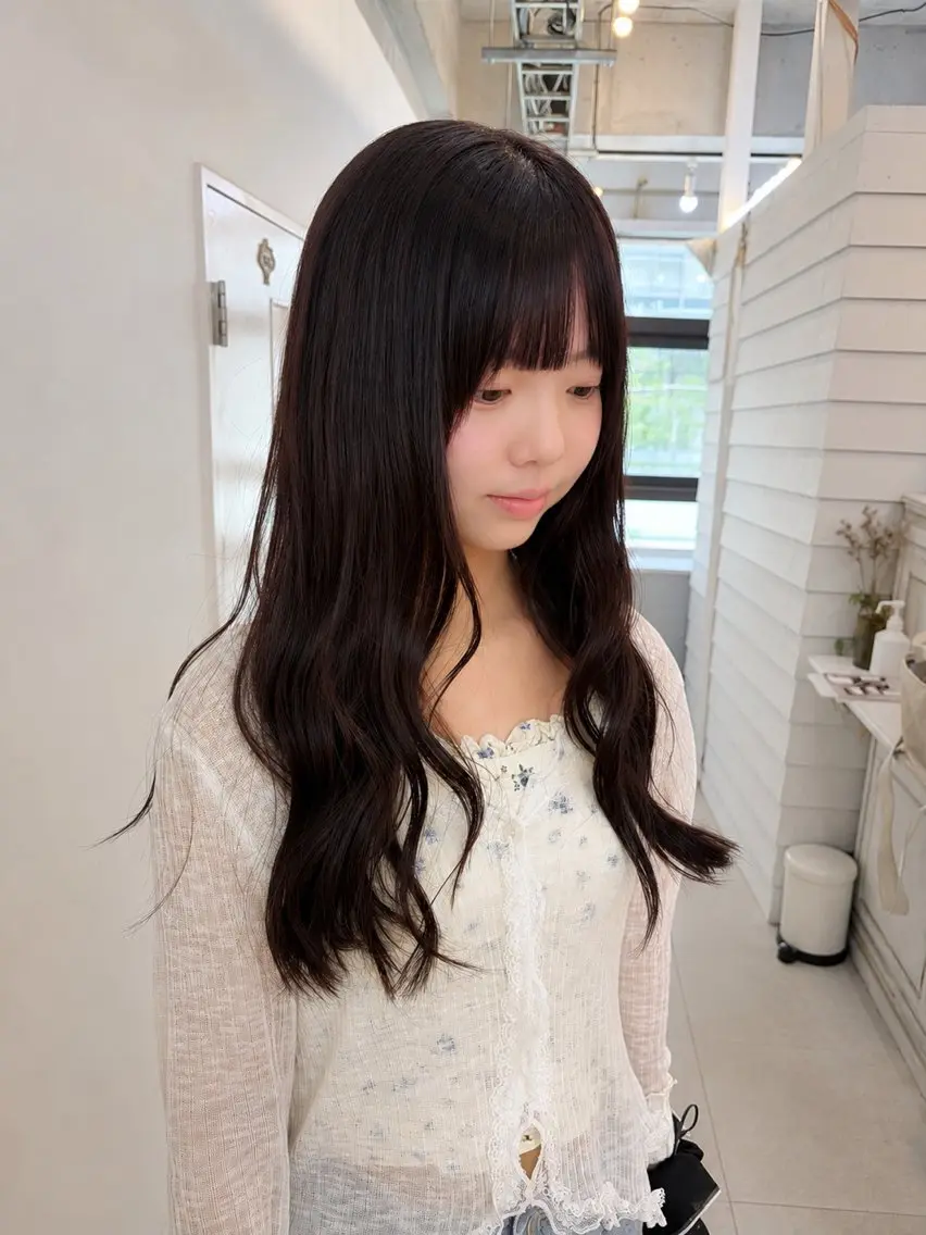セミロング カラー カット ヘアカラー トリートメント ダブルカラー メンズパーマ大成のヘアスタイル