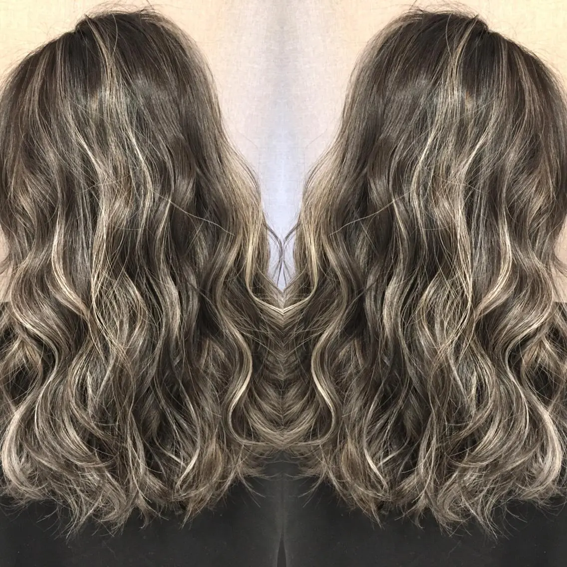 ロング カラー ハイライトカラー 3Dハイライト ハイライト ヘアカラー トリートメント 井上 一平のヘアスタイル
