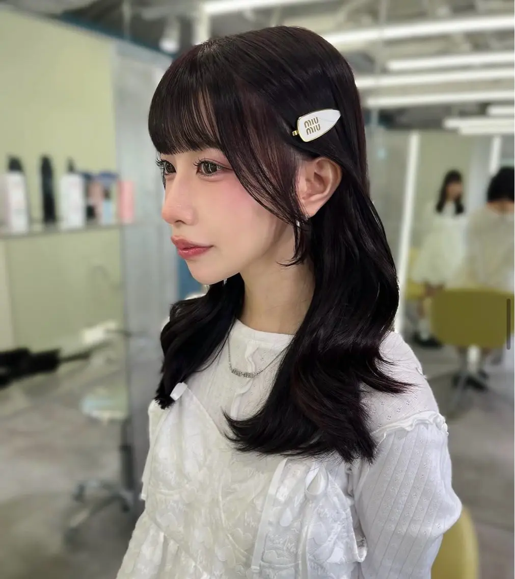 🎀前髪顔周りカット+カラー🎀の写真