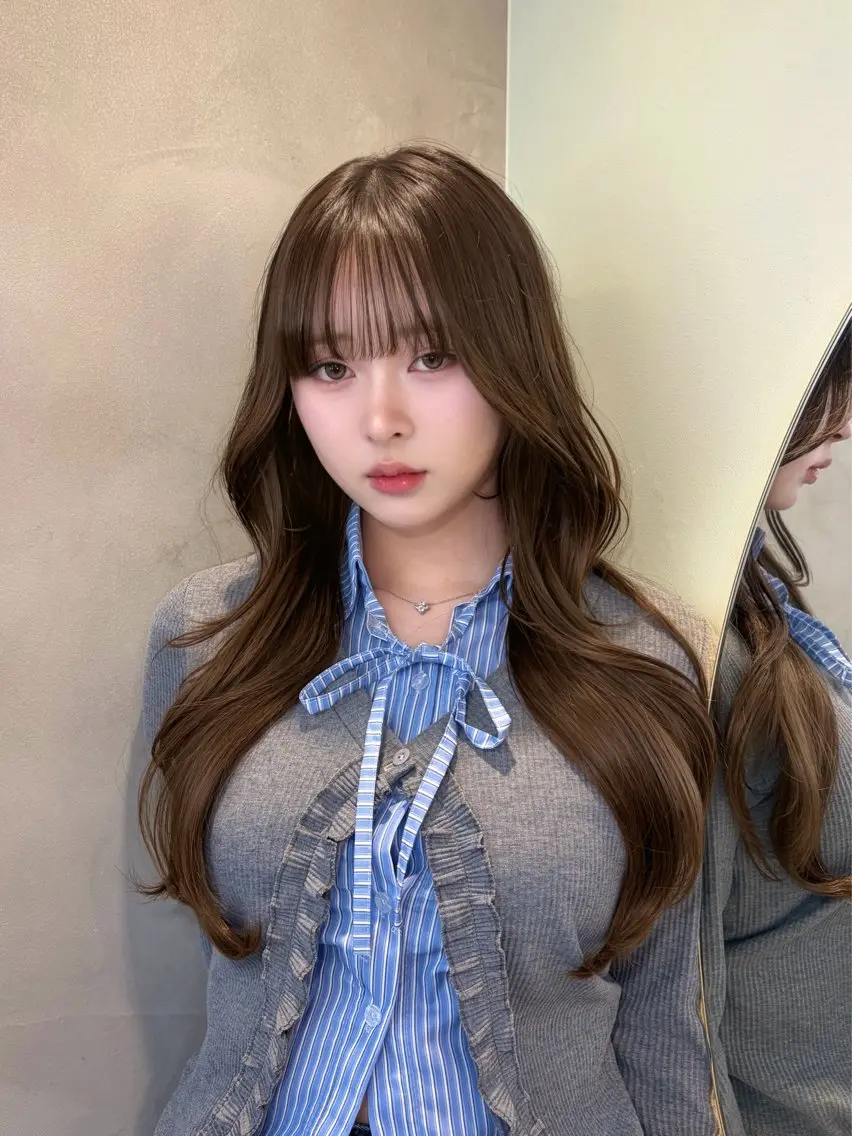 ロング カット トリートメント 韓国レイヤー 🤎🦋Harisのヘアスタイル
