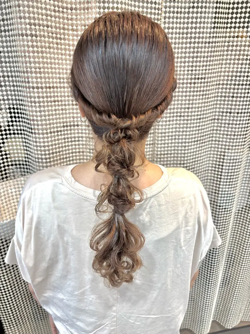 ロング rinrin 天文館のヘアスタイル