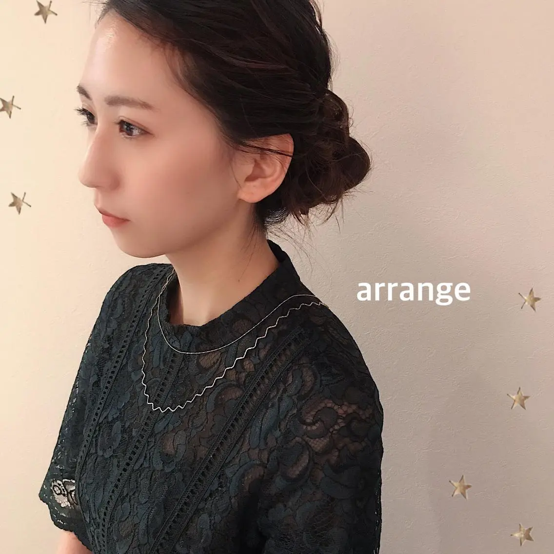 ロング ヘアアレンジ ヘアセット 市川 千夏のヘアスタイル